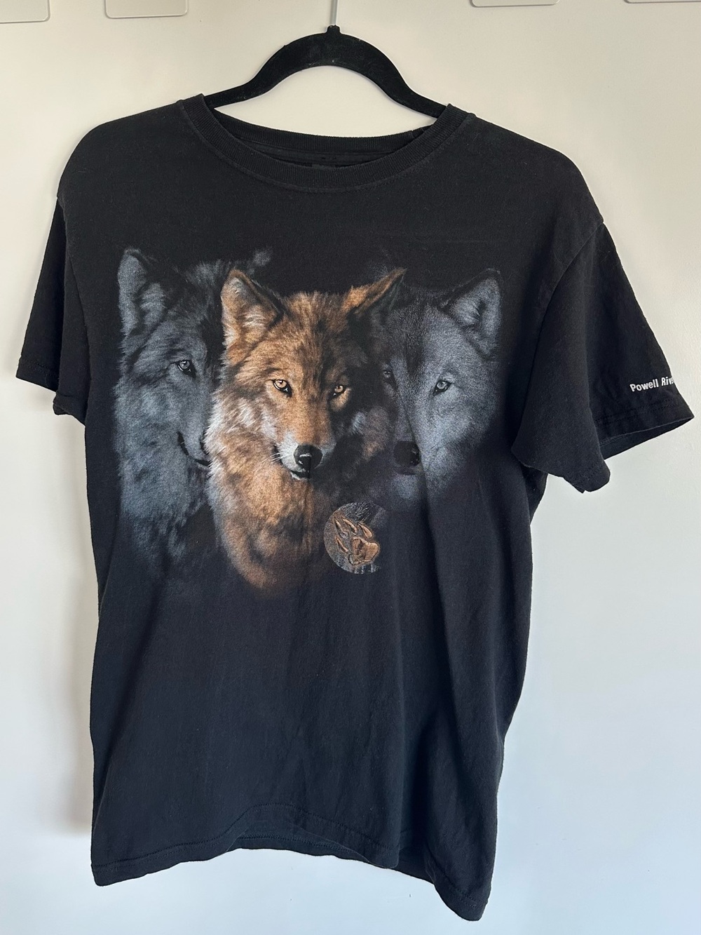 VTG | WOLF PRINT T-SHIRT | SIZE S MEN’S | 100% COTTON